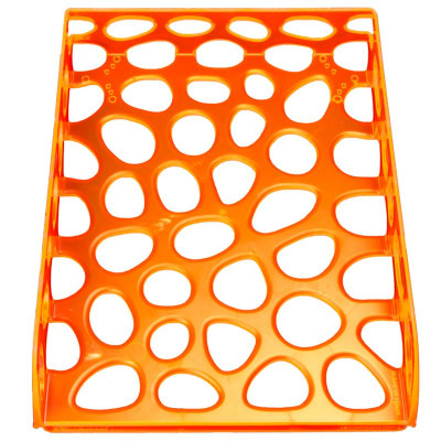 Preview: SAX Aktenkorb Voronoi orange-neon