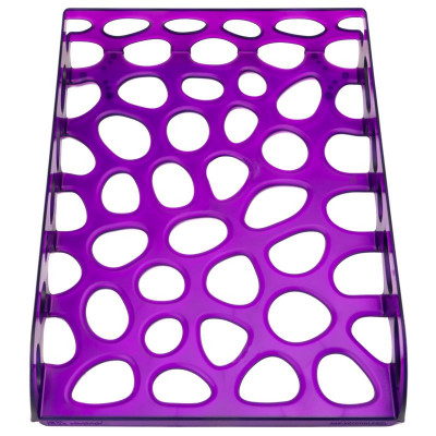 Preview: SAX Aktenkorb Voronoi violett-neon