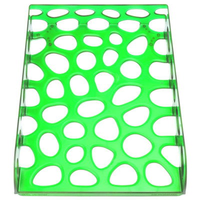 Preview: SAX Aktenkorb Voronoi grün-neon