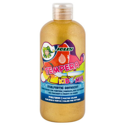 JOLLY Tempera Kids Mix Malfarbe 500ml-Flasche gold
