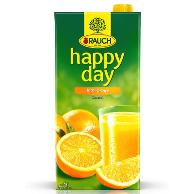 Rauch Happy Day Orangensaft 100% 2 l