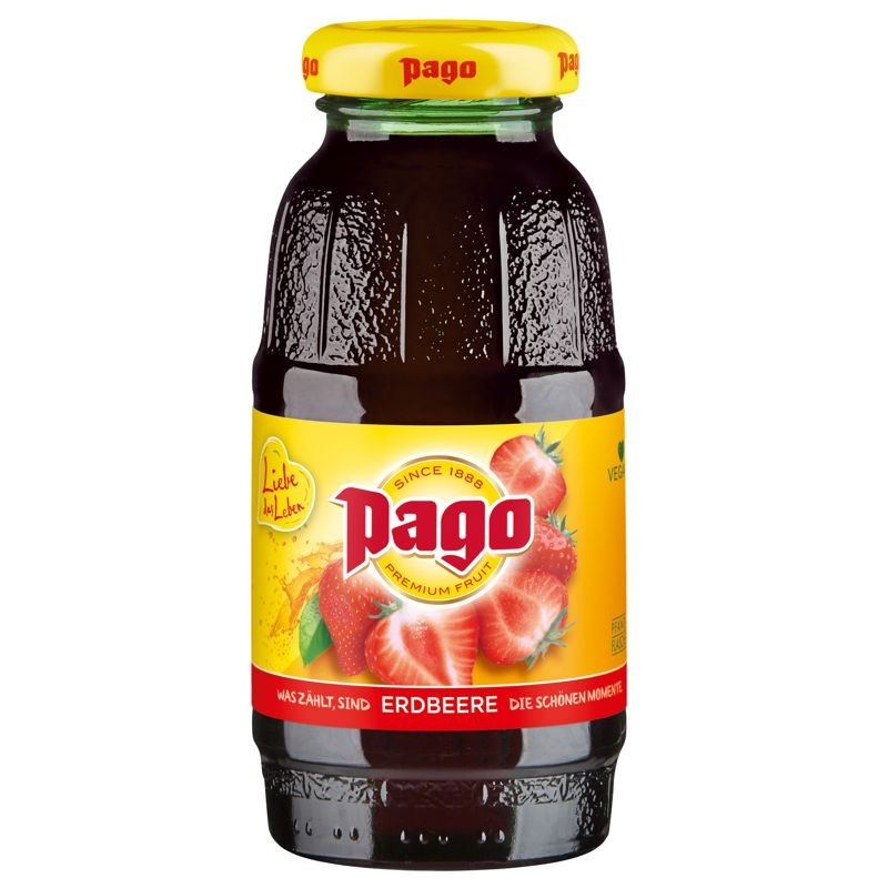 Pago Erdbeere 0,2l Flasche