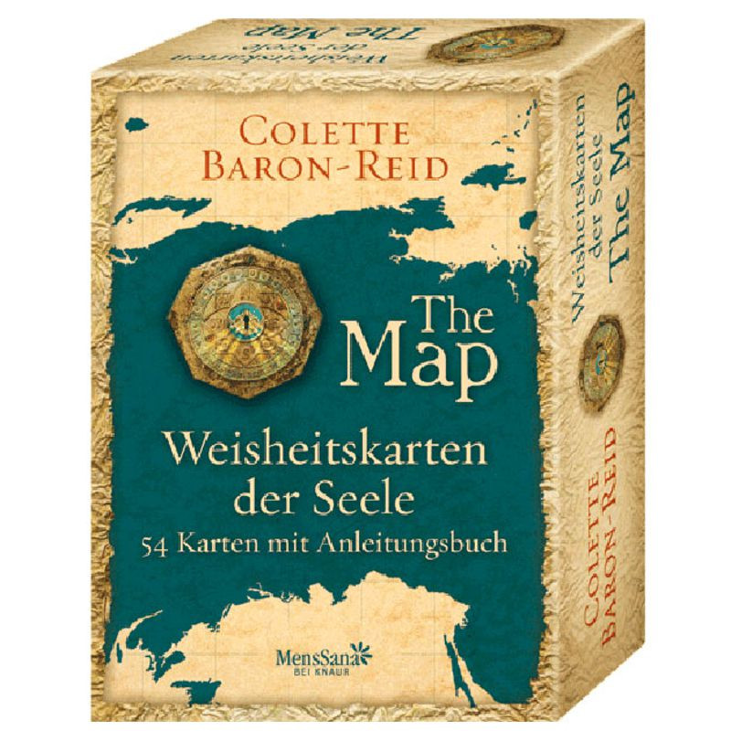 Weisheitskarten der Seele - The Map 54 Karten mit Anleitungsbuch