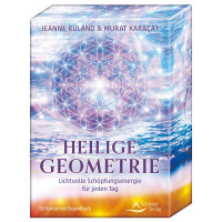 Heilige Geometrie Lichtvolle Schöpfungsenergie 50 Karten, Begleitbuch, Jeanne Ruland, Murat Karac