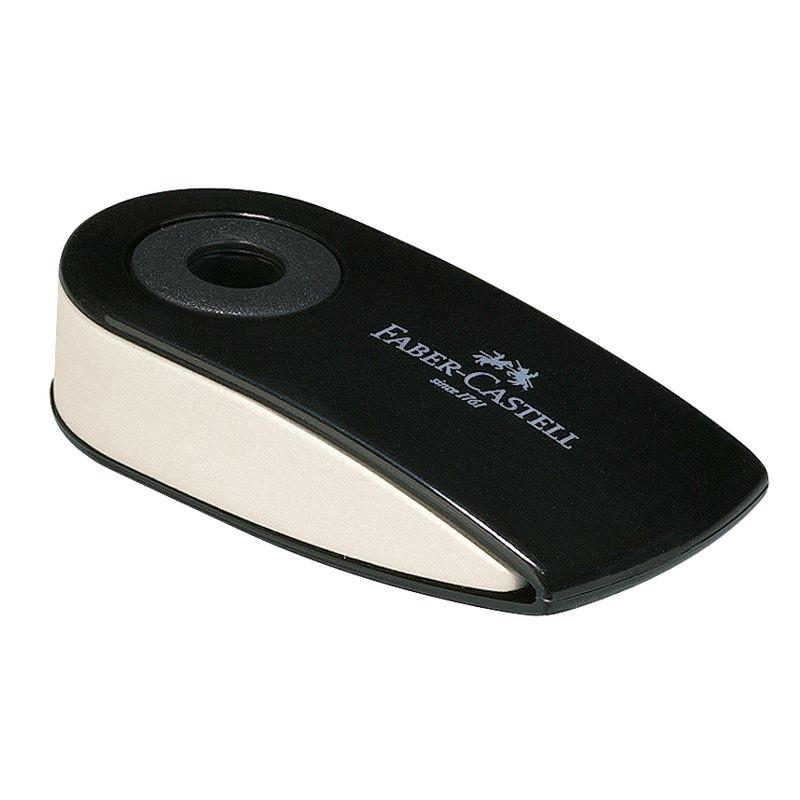 Preview: Faber Castell Kunststoff-Radierer Sleeve Mini schwarz