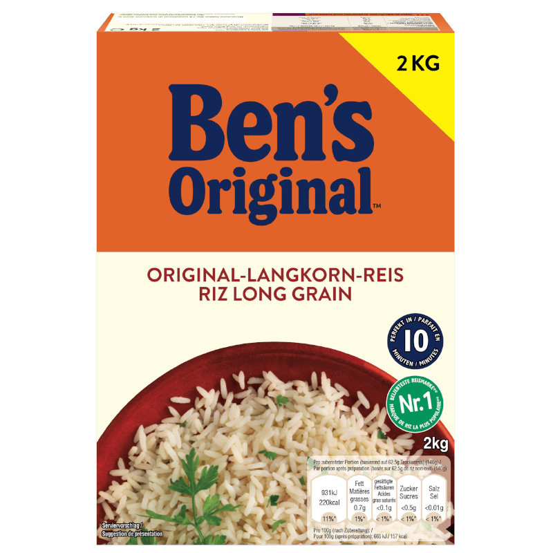 Ben's Original Langkornreis 10 Minuten 2 kg
