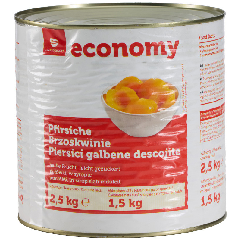Economy Pfirsichhälften 2500g