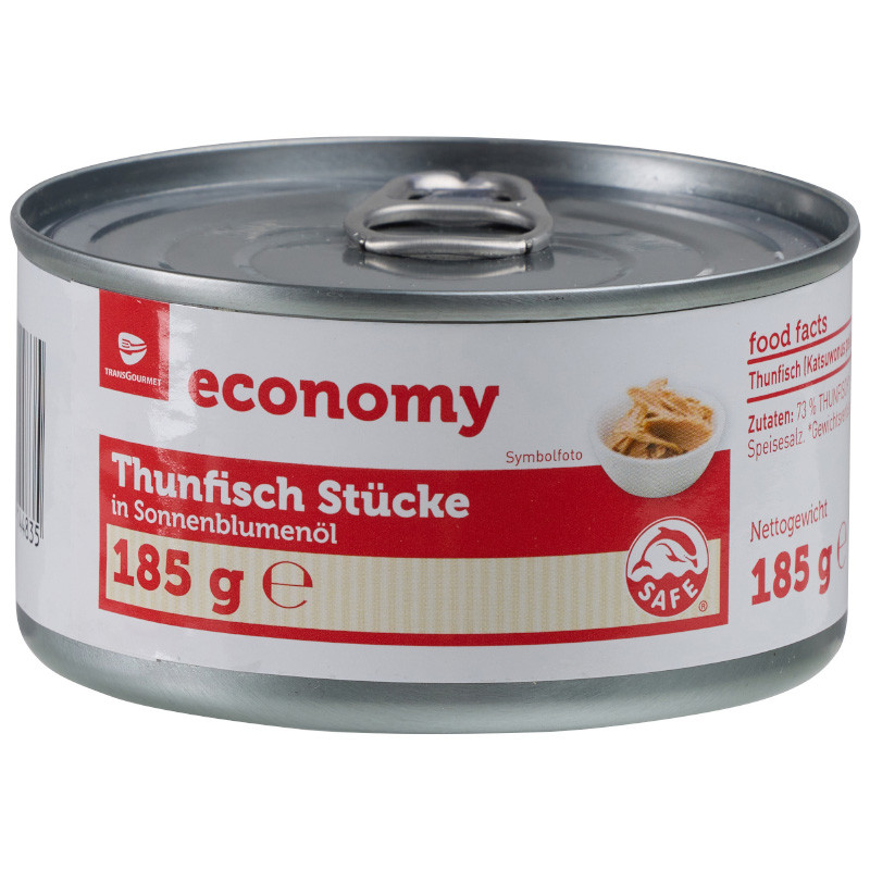Economy Thunfisch Chunks in Öl 185g