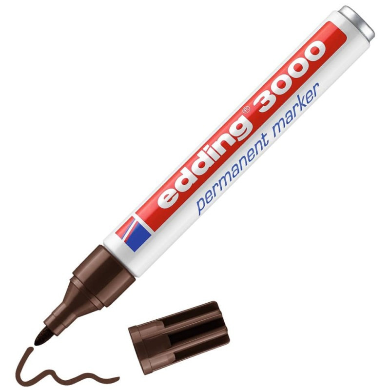 Edding 3000 Permanentmarker 1,5-3mm dunkelbraun