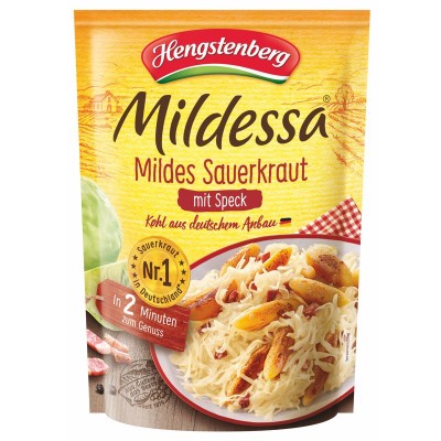 Hengstenberg Mildessa Mildes Sauerkraut mit Speck 400g