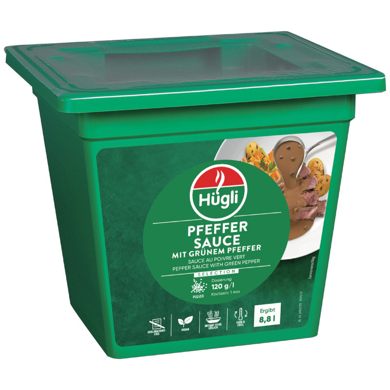 Hügli Pfeffersauce grünerPfeffer Sel 1kg