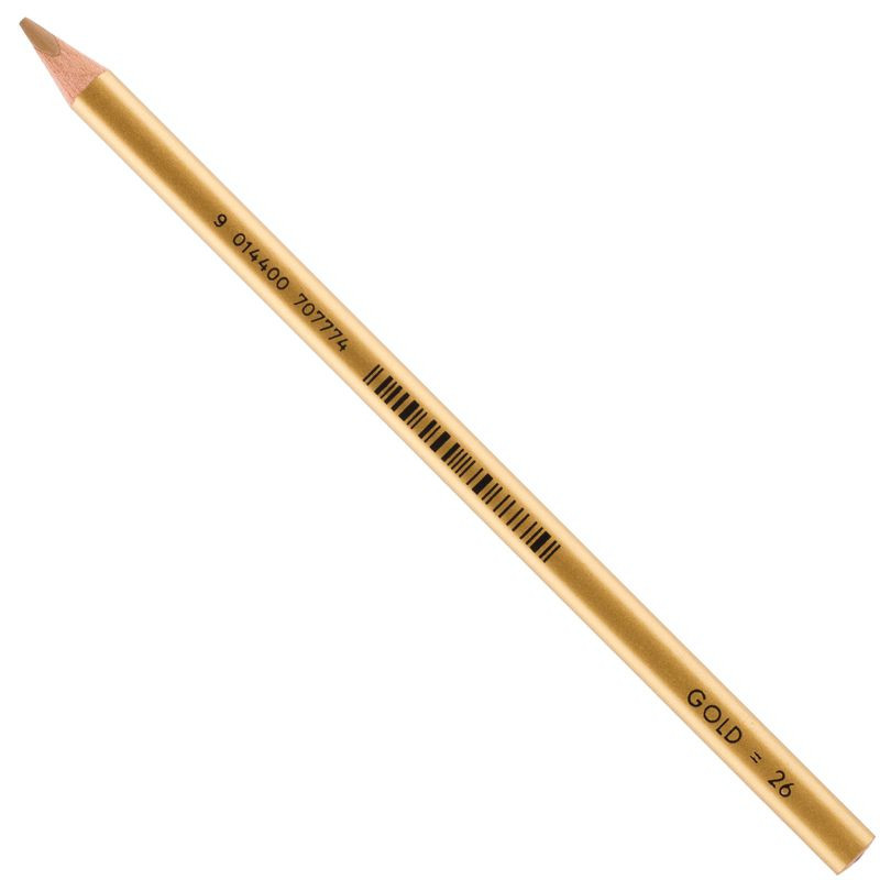 JOLLY Buntstift Supersticks Delta Einzelstift gold