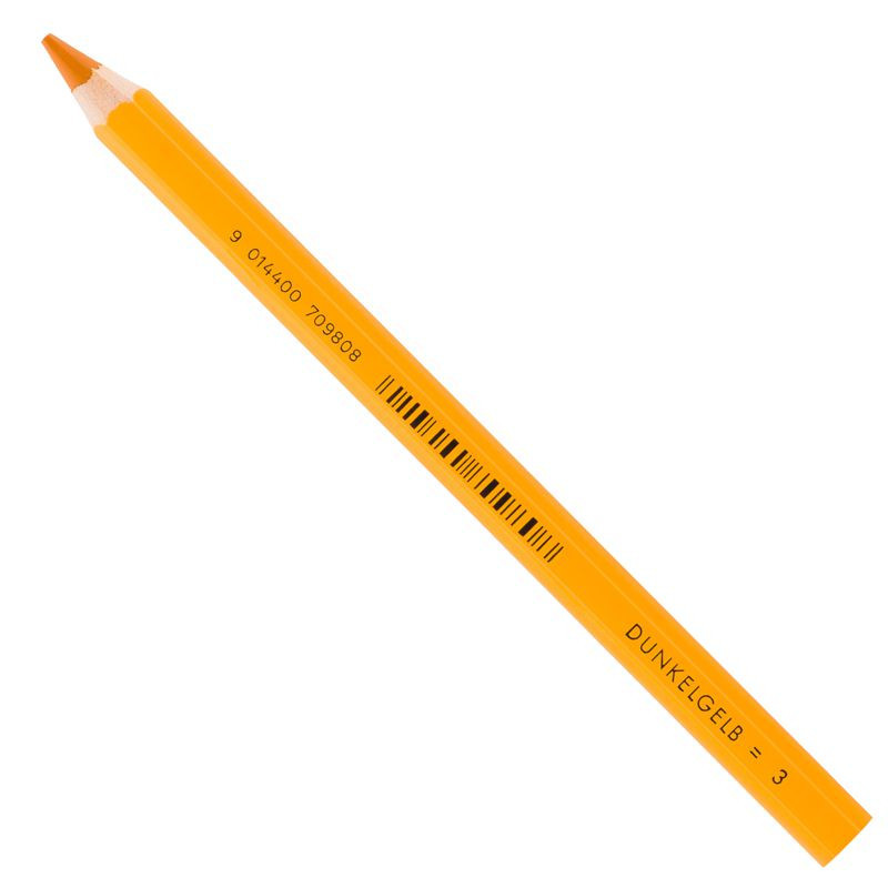 JOLLY Buntstift X-BIG Jumbo-Farbstift Einzelstift dunkelgelb