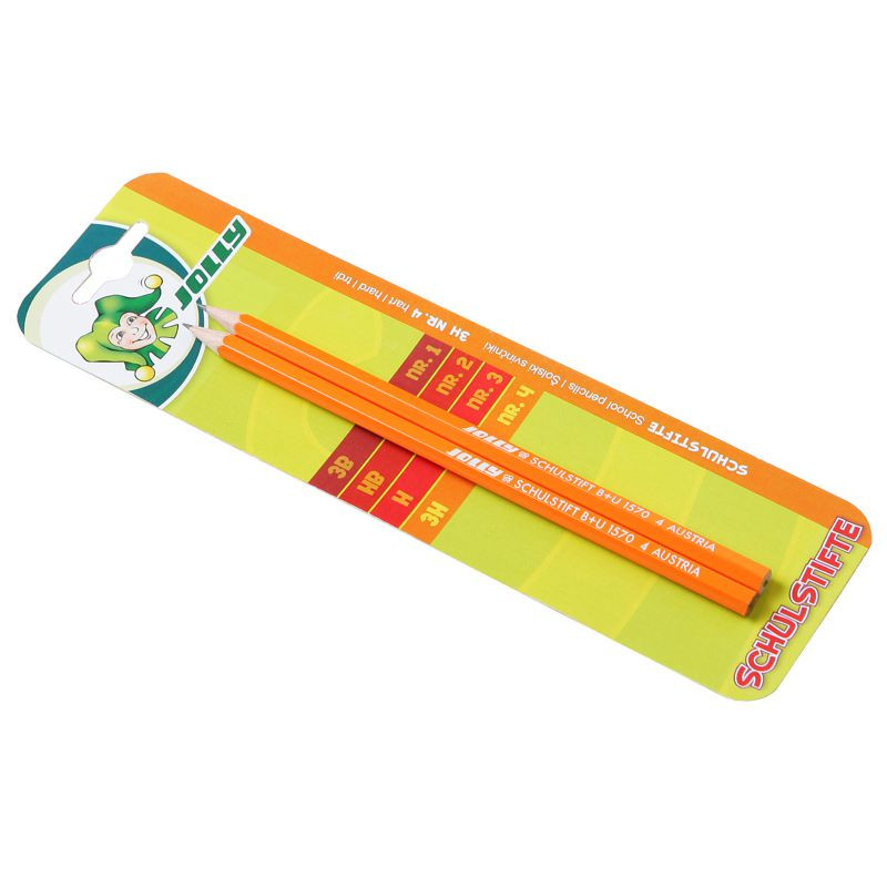 JOLLY Schulstifte Bleistifte 3H 2er Blister