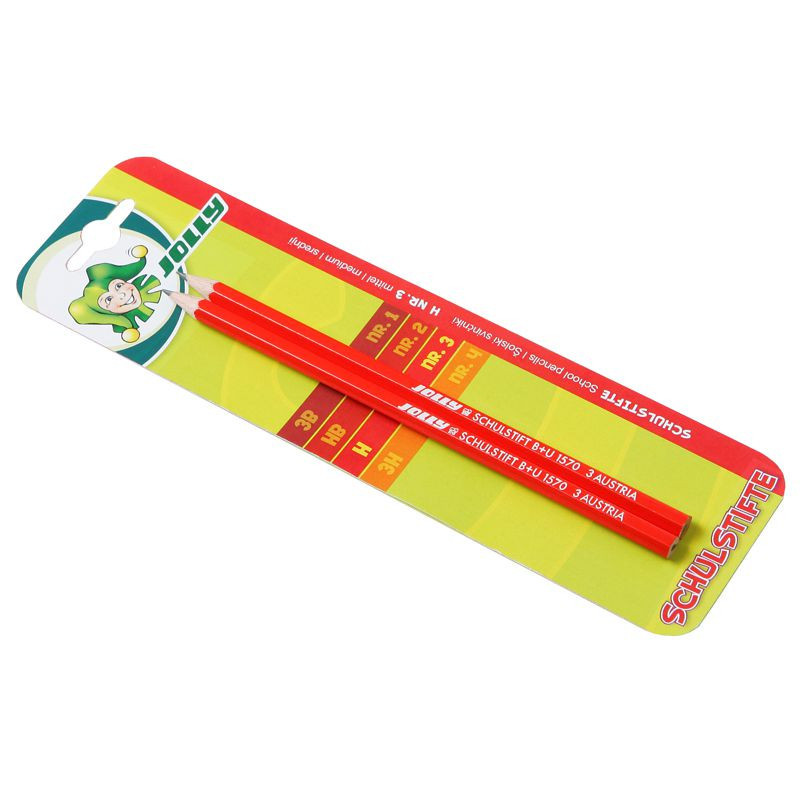 JOLLY Schulstifte Bleistifte H 2er Blister