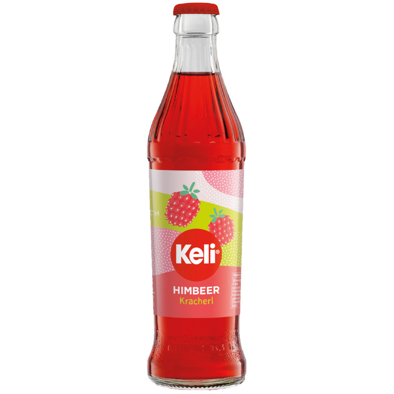 Keli Himbeer Kracherl 330 ml Glasflasche Mehrweg