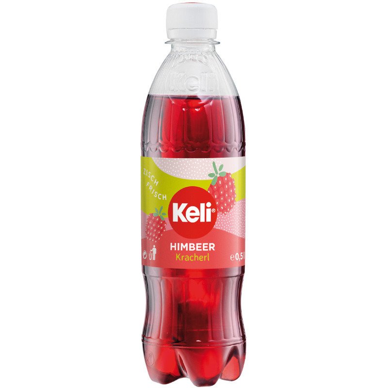 Keli Himbeer Kracherl 0,5 l Einwegpfand
