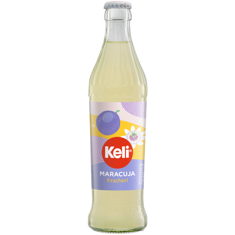 Keli Maracuja Kracherl 330 ml Glasflasche Mehrweg