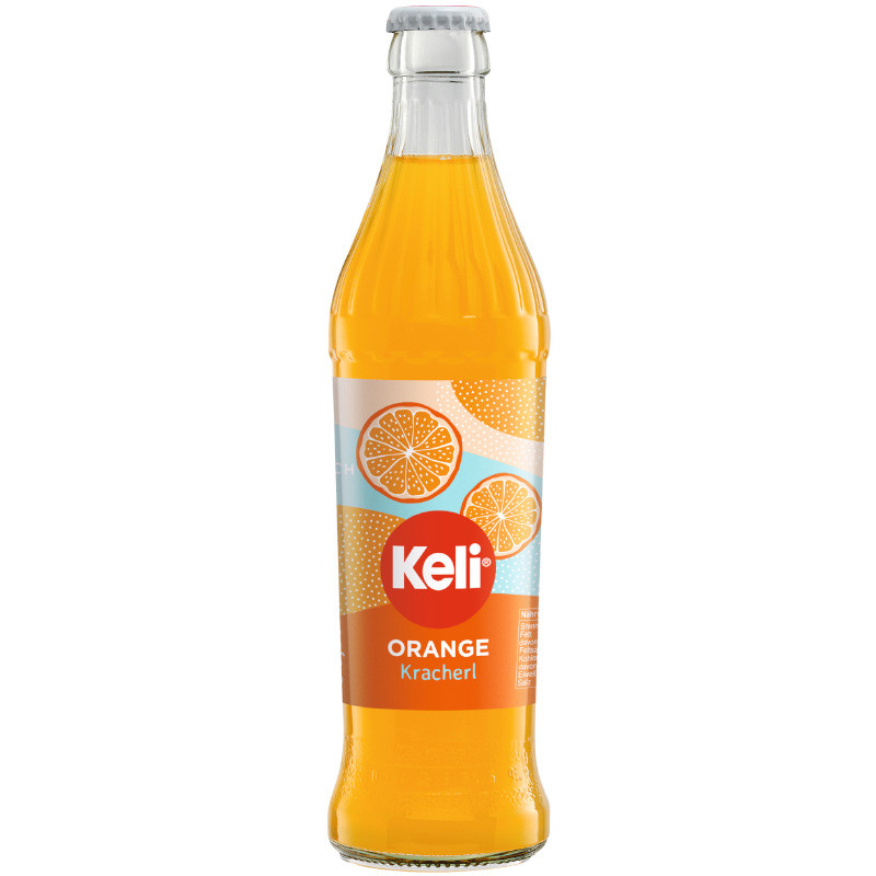 Keli Orange Kracherl 330 ml Glasflasche Mehrweg
