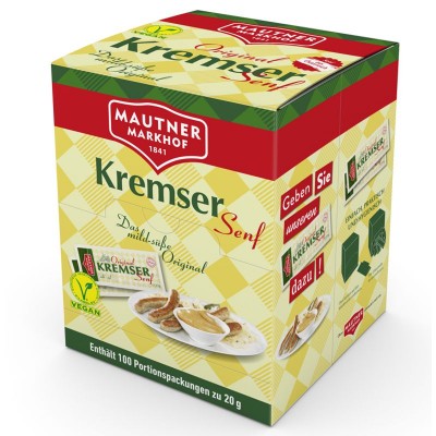 Mautner Markhof Kremser Senf 100x20g