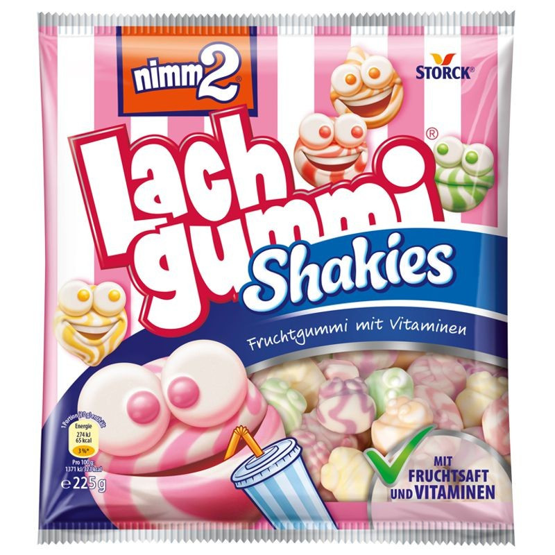 Nimm2 Lachgummi Shakies 225g