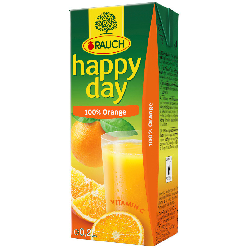 RAUCH Happy Day 100% Orange 0,2 l Orangensaft kaufen