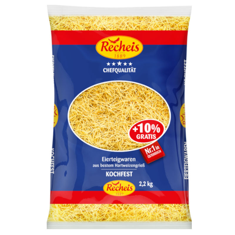 Recheis Fadennudeln 2-Ei 2 kg