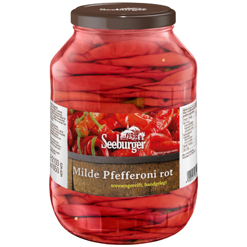 Seeburger Pfefferoni mild rot 2,65l