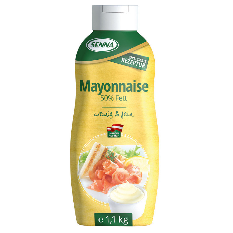 Senna Mayonnaise 50% Fett 1200g