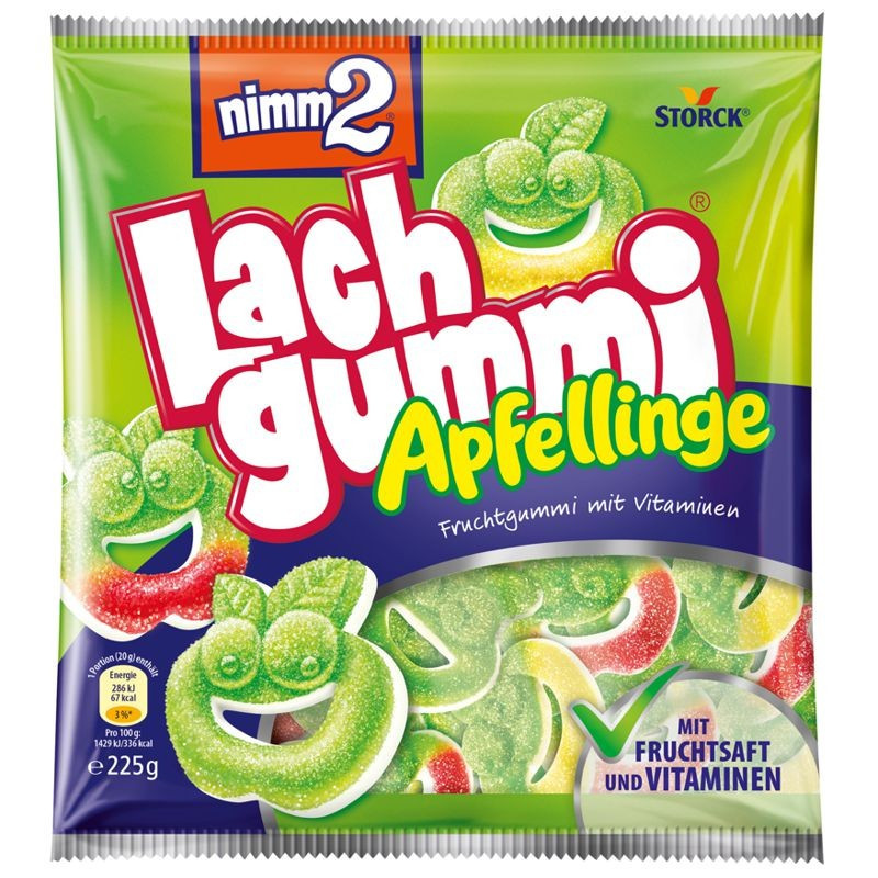Storck Nimm 2 Lachgummi Apfellinge 225 g