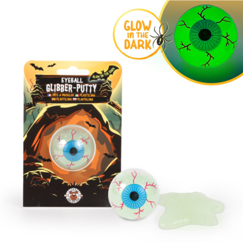 Trendhaus Knet-Schleim Auge Zombie Zone GitD 25g