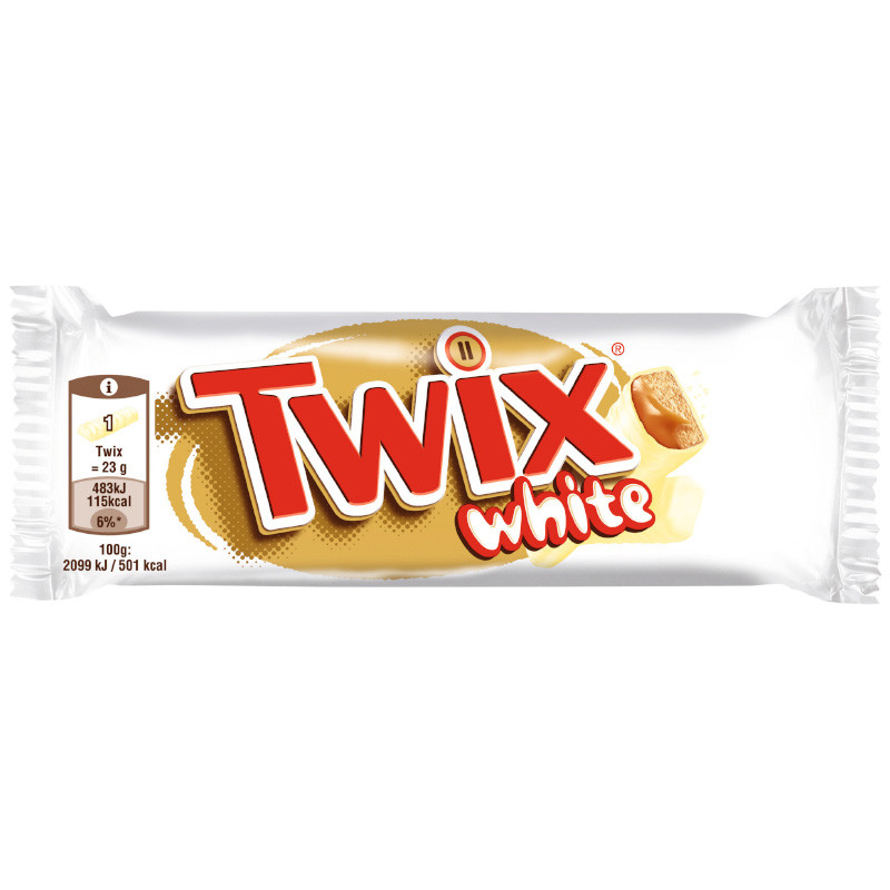 Twix White Single 46g