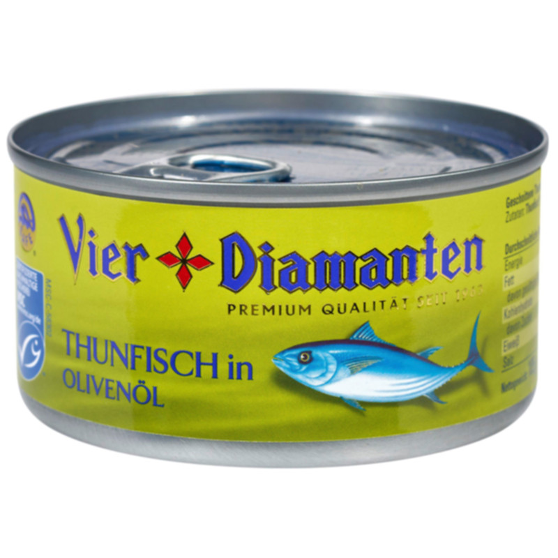 Vier Diamanten Thunfisch in Olivenöl 185 g
