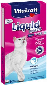 Vitakraft Liquid Snack mit Lachs + Omega 3