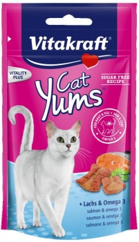 Vitakraft Cat Yums® + Lachs & Omega 3