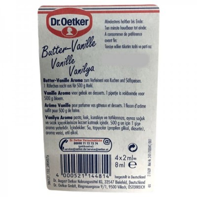 Dr. Oetker Aroma Butter Vanille 4er