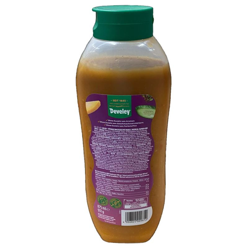 Develey Relish Sauce Mango 875ml