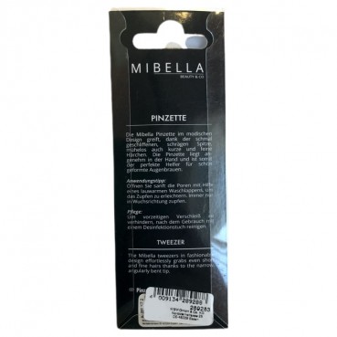 Mibella Pinzette Design mit abgeschrägter Greiffläche