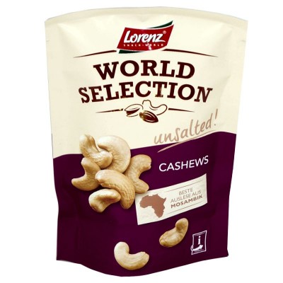 Lorenz World Selection Cashews Unsalted 90g