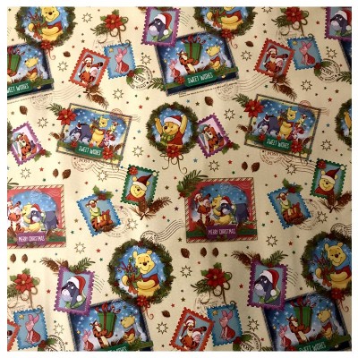 Zoewie Disney Weihnachten Geschenkspapier Winne Pooh Sweet Wishes 2mx70cm