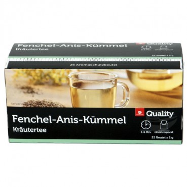 Quality Tee Fenchel Anis Kümmel Tassenportionen 25er