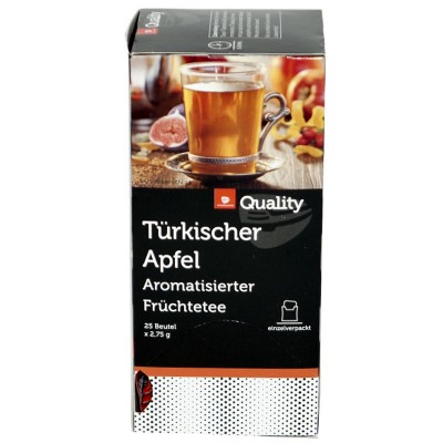 Quality Tee Türkischer Apfel Tassenportionen 25er