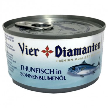 Vier Diamanten Thunfisch in Öl 195g