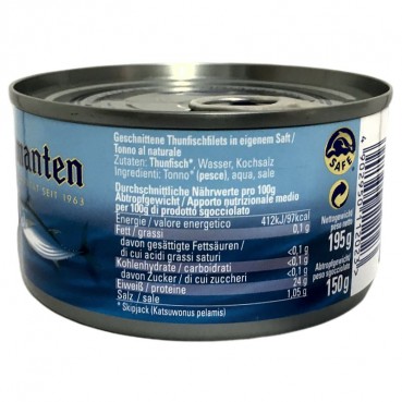 Preview: Vier Diamanten Thunfisch natur 195g