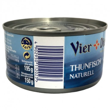 Preview: Vier Diamanten Thunfisch natur 195g