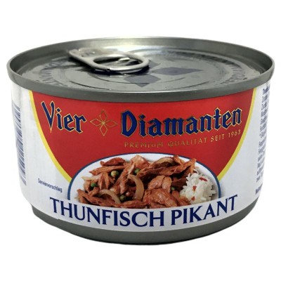 4-Diamanten Thunfisch pikant 185 g