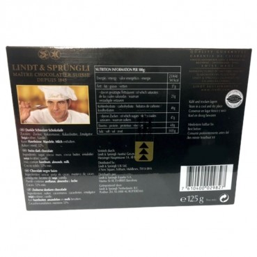 Lindt Hauchdünn Täfelchen Dunkel 125g