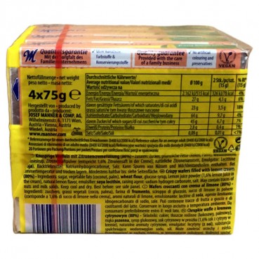 Preview: Manner Zitronen Schnitten 4x75g