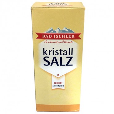 Bad Ischler Kristallsalz mit Flour 500g
