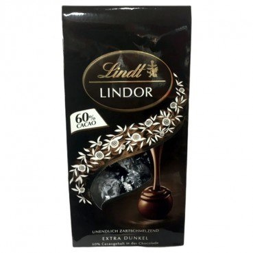 Lindt Lindor Kugeln Extra Dunkel 60% Kakaoanteil 125 g